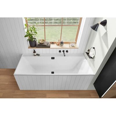 Villeroy & Boch - Collaro Rechteck-Badewanne - Schwarz Matt, 160x75cm Villeroy & Boch - Collaro Rechteck-Badewanne - Schwarz Matt, 160x75cm