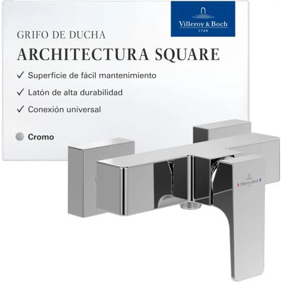 Villeroy & Boch Villeroy&boch - Combiné de duș Square Architectura - Crom Villeroy & Boch Villeroy&boch - Combiné de duș Square Architectura - Crom