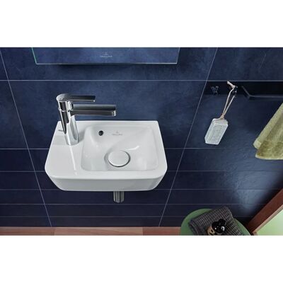 Lavoar de mână Villeroy & Boch O.novo - 36x25cm, cu bazin dreapta, cu suprapunere, alb Lavoar de mână Villeroy & Boch O.novo - 36x25cm, cu bazin dreapta, cu suprapunere, alb