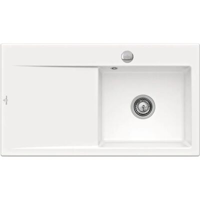 Villeroy & Boch Subway Style 50 Einbauspüle - Weiß, Rechts Abfluss Villeroy & Boch Subway Style 50 Einbauspüle - Weiß, Rechts Abfluss