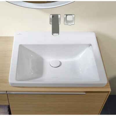 Lavabo de pared Subway 3.0 - Rectangular, sin rebosadero, 650x470mm Lavabo de pared Subway 3.0 - Rectangular, sin rebosadero, 650x470mm