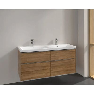 Villeroy & Boch Subway 3.0 Badschrank - Kansas Eiche - 4 Schubladen Villeroy & Boch Subway 3.0 Badschrank - Kansas Eiche - 4 Schubladen