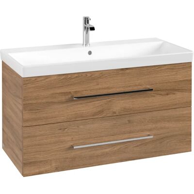 Villeroy & Boch Avento Mobilier de baie - Modern, Stejar Kansas, 2 Sertare Villeroy & Boch Avento Mobilier de baie - Modern, Stejar Kansas, 2 Sertare