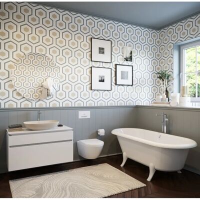 Villeroy & Boch - Chiuvetă dreptunghiulară de perete - Migdale - Chiuvetă baie Villeroy & Boch - Chiuvetă dreptunghiulară de perete - Migdale - Chiuvetă baie