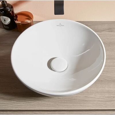 Villeroy & Boch Loop & Friends chiuvetă rotundă - Stone White CeramicPlus TitanGlaze Villeroy & Boch Loop & Friends chiuvetă rotundă - Stone White CeramicPlus TitanGlaze