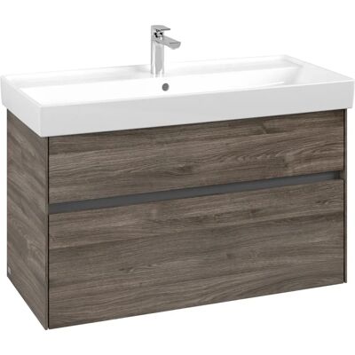 Villeroy & Boch Collaro Meuble sous lavabo - Stone Oak / Anthracite Matt - 954x546x44.4 mm - Publicité Villeroy & Boch Collaro Meuble sous lavabo - Stone Oak / Anthracite Matt - 954x546x44.4 mm - Publicité