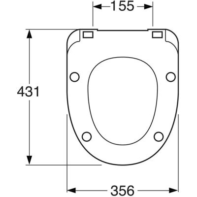 Villeroy & Boch Nordic WC-sæde - Soft Close & Quick Release Villeroy & Boch Nordic WC-sæde - Soft Close & Quick Release