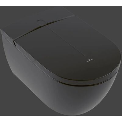 Villeroy & Boch ViClean-I200 - Vas WC cu bidet, fără margine, negru, cu telecomandă Villeroy & Boch ViClean-I200 - Vas WC cu bidet, fără margine, negru, cu telecomandă