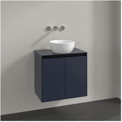 Villeroy und Boch Collaro Badschrank - Mittwaschbecken - Wandhängend - Marineblau Villeroy und Boch Collaro Badschrank - Mittwaschbecken - Wandhängend - Marineblau