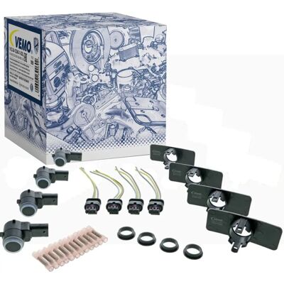 Vemo Parkeringssensor Set - Ultrason, Dubbel, Svart Vemo Parkeringssensor Set - Ultrason, Dubbel, Svart