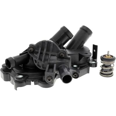 Vemo Boîtier de Thermostat - 105°C, 80°C, Plastique, Avec joints - Pour VW & Skoda - Publicité Vemo Boîtier de Thermostat - 105°C, 80°C, Plastique, Avec joints - Pour VW & Skoda - Publicité