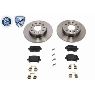 Vaico Bremsensatz 256mm - Hinter Scheiben & Beläge für Skoda VW Seat Audi Mercedes Vaico Bremsensatz 256mm - Hinter Scheiben & Beläge für Skoda VW Seat Audi Mercedes