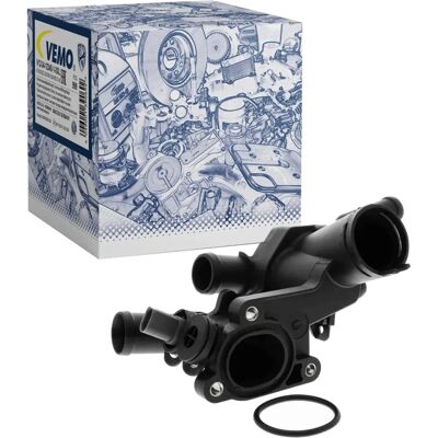 VEMO V15-99-2132 - Thermostat Hus med Tætning - 87°C - Plast - til Audi, Skoda, VW VEMO V15-99-2132 - Thermostat Hus med Tætning - 87°C - Plast - til Audi, Skoda, VW