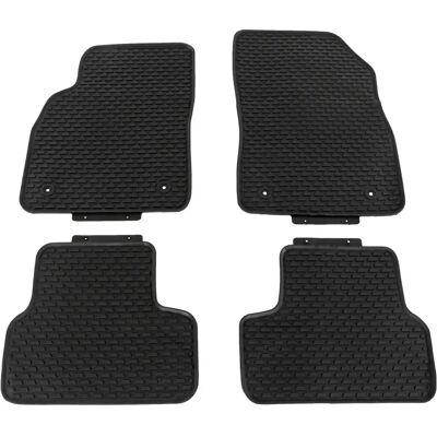 VAICO V51-0409 - Tappeti per auto - Gomma - Anteriore e Posteriore - Nero - Su Misura VAICO V51-0409 - Tappeti per auto - Gomma - Anteriore e Posteriore - Nero - Su Misura