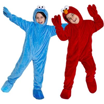 Sesamstraße Elmo Kinderkostüm - Rot, 98/104 - Kostüm Sesamstraße Elmo Kinderkostüm - Rot, 98/104 - Kostüm