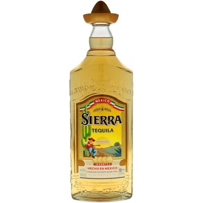 Sierra Tequila Reposado - 38% Vol. 1L Gold Flasche - Tequila Sierra Tequila Reposado - 38% Vol. 1L Gold Flasche - Tequila