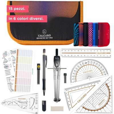 CALCUSO Geometry Pro Kit - Laranja - Kit de geometria CALCUSO Geometry Pro Kit - Laranja - Kit de geometria
