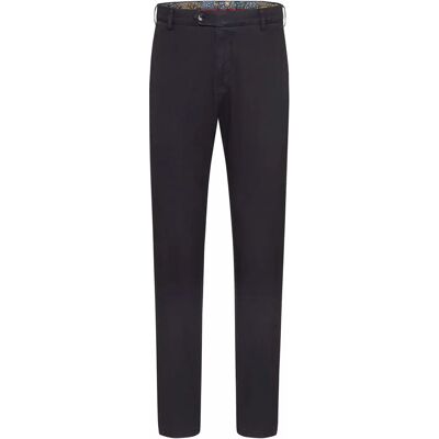Meyer Bonn Dark Blue Cotton Chino - Pants Meyer Bonn Dark Blue Cotton Chino - Pants