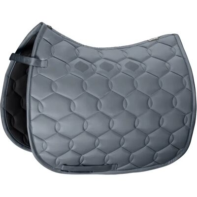 Eskadron - Glossy Wave Dressage Saddle Pad - Ashblue - Publicité Eskadron - Glossy Wave Dressage Saddle Pad - Ashblue - Publicité