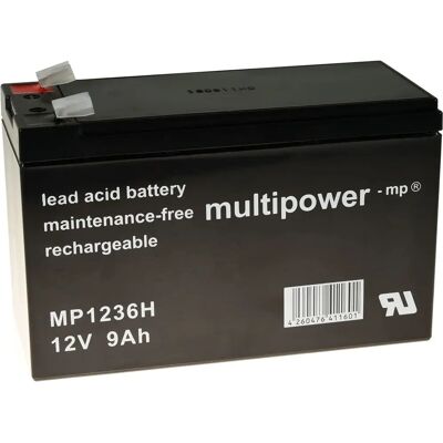 Powery - MP1236H - 12V - 9Ah - Baterie Powery - MP1236H - 12V - 9Ah - Baterie
