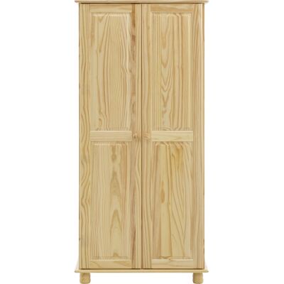 Home Affaire Chur Kleiderschrank - Naturholz, 2-Türen, 82x52x170cm Home Affaire Chur Kleiderschrank - Naturholz, 2-Türen, 82x52x170cm