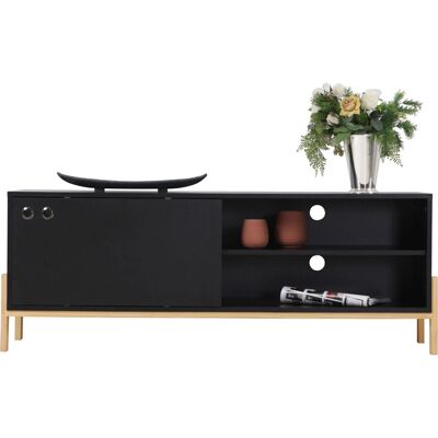 INOSIGN Melia Schwarz/Natur Lowboard - Sideboard INOSIGN Melia Schwarz/Natur Lowboard - Sideboard