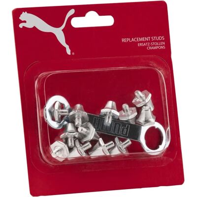 Puma Modelo 11/13mm Tacos de fútbol - Plata - Unisex Puma Modelo 11/13mm Tacos de fútbol - Plata - Unisex