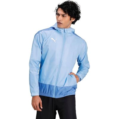 Puma 656559 18 Lichtblauwe Lange Mouwen Regenjas - Rain Jacket Puma 656559 18 Lichtblauwe Lange Mouwen Regenjas - Rain Jacket