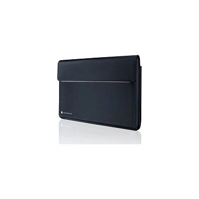Housse d'ordinateur Dynabook PX1900E-2NCA - Simili cuir, Noir/Bleu, 13,3" - Publicité Housse d'ordinateur Dynabook PX1900E-2NCA - Simili cuir, Noir/Bleu, 13,3" - Publicité