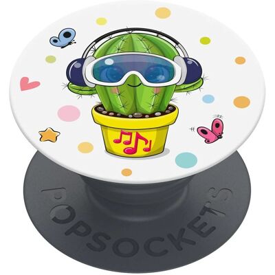 PopSockets PopGrip Basic Cool Cactus - Smartphone Halterung PopSockets PopGrip Basic Cool Cactus - Smartphone Halterung