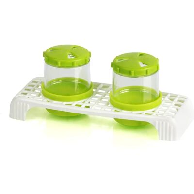 Kimmel 21-000-0557 vert plastique 5x11x4 cm Salière Kimmel 21-000-0557 vert plastique 5x11x4 cm Salière