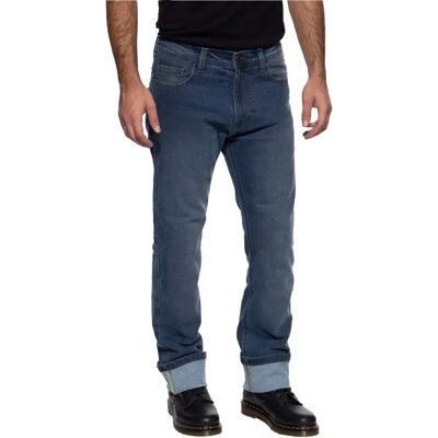 King Kerosin Kustombuilt Blue Motorrads Textilhose - Blau - 31 King Kerosin Kustombuilt Blue Motorrads Textilhose - Blau - 31