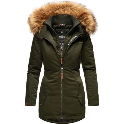 Marikoo Sanakoo Olivgrüner Wintermantel - winter coat Marikoo Sanakoo Olivgrüner Wintermantel - winter coat