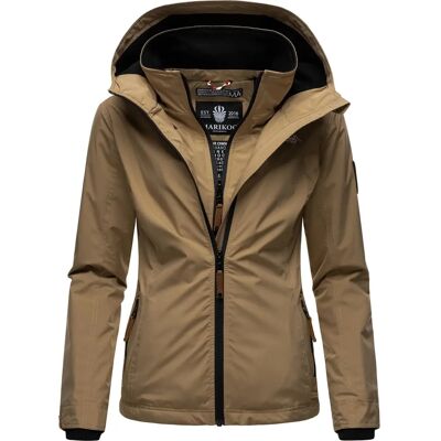 Marikoo Damen B659 Taupe leichte Windjacke Marikoo Damen B659 Taupe leichte Windjacke