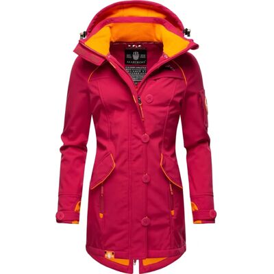 Marikoo Roze Softshell Jas - Waterdicht en Winddicht Marikoo Roze Softshell Jas - Waterdicht en Winddicht