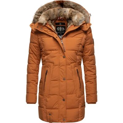 MARIKOO Leichter Brauner Wintermantel - Winter Coat MARIKOO Leichter Brauner Wintermantel - Winter Coat