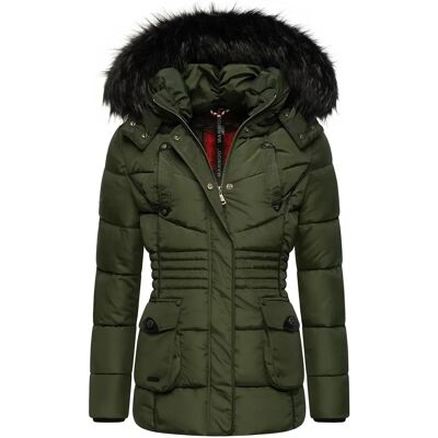 MARIKOO Vanilla Grüne Damen Winterjacke - Steppjacke MARIKOO Vanilla Grüne Damen Winterjacke - Steppjacke