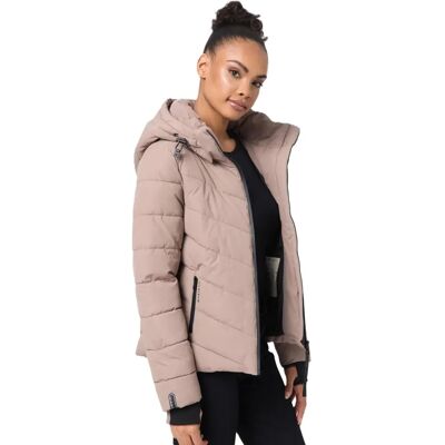 Marikoo B986 Samuiaa Damen Steppjacke - Taupe Grey Marikoo B986 Samuiaa Damen Steppjacke - Taupe Grey