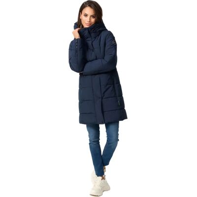 Marikoo Navy Winterjacke - Große, Wasserdichte, Steppjacke - Winterjacke Marikoo Navy Winterjacke - Große, Wasserdichte, Steppjacke - Winterjacke