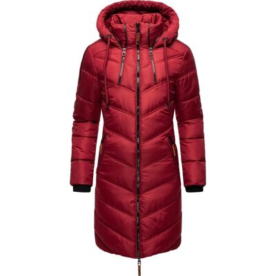 Marikoo Armasa Wintermantel - Damen, Rot, Model M Marikoo Armasa Wintermantel - Damen, Rot, Model M