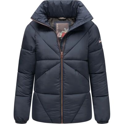 NAVAHOO Schokolinaa 14 Blau Oversize Winterjas - Jas NAVAHOO Schokolinaa 14 Blau Oversize Winterjas - Jas