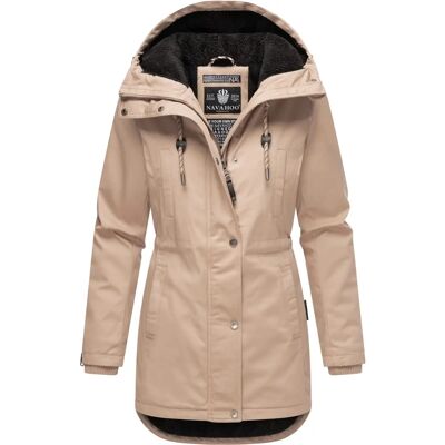 Navahoo Winterfunke Beige Damen Designer Winterjacke - Jacke Navahoo Winterfunke Beige Damen Designer Winterjacke - Jacke