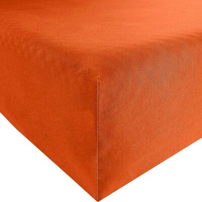 Erwin Müller - Murnau - orange - 120x200 cm - Fitted sheet Erwin Müller - Murnau - orange - 120x200 cm - Fitted sheet