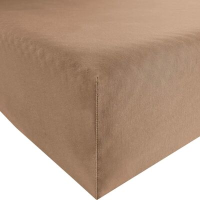 Erwin Müller - Murnau - Braun-Beige - Fitted sheet Erwin Müller - Murnau - Braun-Beige - Fitted sheet