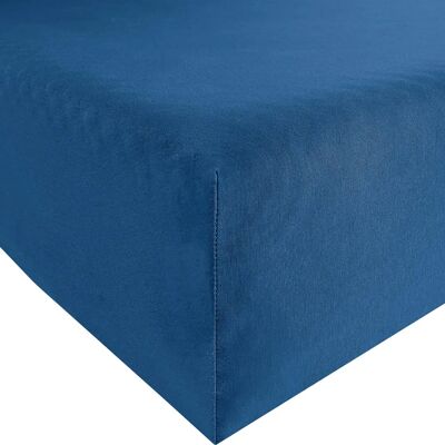Erwin Müller - Murnau - Blau - 140x200 cm - Fitted sheet Erwin Müller - Murnau - Blau - 140x200 cm - Fitted sheet