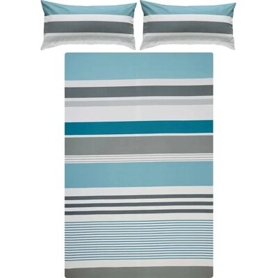 REDBEST Renforcé Bettwäsche - grün/blau - 200x200 cm REDBEST Renforcé Bettwäsche - grün/blau - 200x200 cm