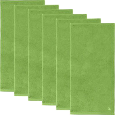 Erwin Müller Heidenheim Walk-Frottier Handtuch - grün - 50x100 cm - 6er-Pack Bath towel Erwin Müller Heidenheim Walk-Frottier Handtuch - grün - 50x100 cm - 6er-Pack Bath towel