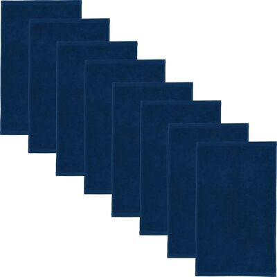 Erwin Müller - Walk-Frottier Gästetuch Heidenheim - blau - 30x50 cm - 8er-Pack - Gästetuch Erwin Müller - Walk-Frottier Gästetuch Heidenheim - blau - 30x50 cm - 8er-Pack - Gästetuch
