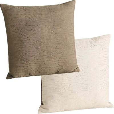 Erwin Müller Kissenhülle 40x40 braun-beige Wende-Optik Erwin Müller Kissenhülle 40x40 braun-beige Wende-Optik