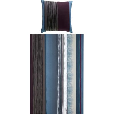 REDBEST - Single-Jersey Bettwäsche - Blau - 135x200 cm REDBEST - Single-Jersey Bettwäsche - Blau - 135x200 cm